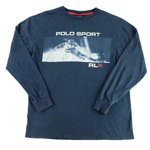 Rare 90s Polo Sport Ralph Lauren Skiing Long Sleeve - M
