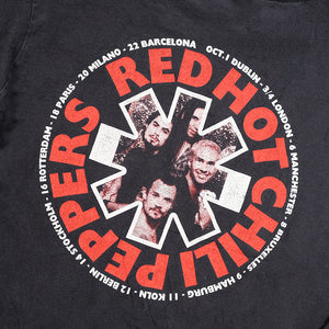 Vintage RARE 1995 Red Hot Chilli Peppers One Hot Minute Euro Tour T-Shirt - L
