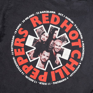 Vintage RARE 1995 Red Hot Chilli Peppers One Hot Minute Euro Tour T-Shirt - L