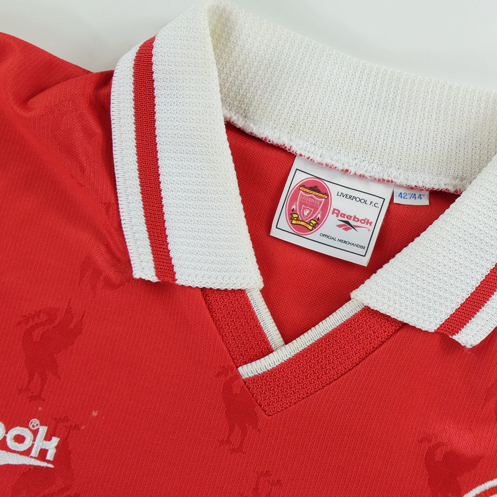 Liverpool Fc Reebok Reebok Liverpool Fc 1996-1998 Football Jersey - L – Steep Store