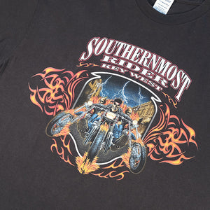 Vintage Southern Most Rider Big Graphic T-Shirt - XL