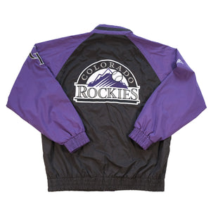 Vintage Colorado Rockies Embroidered Spell Out Jacket - L