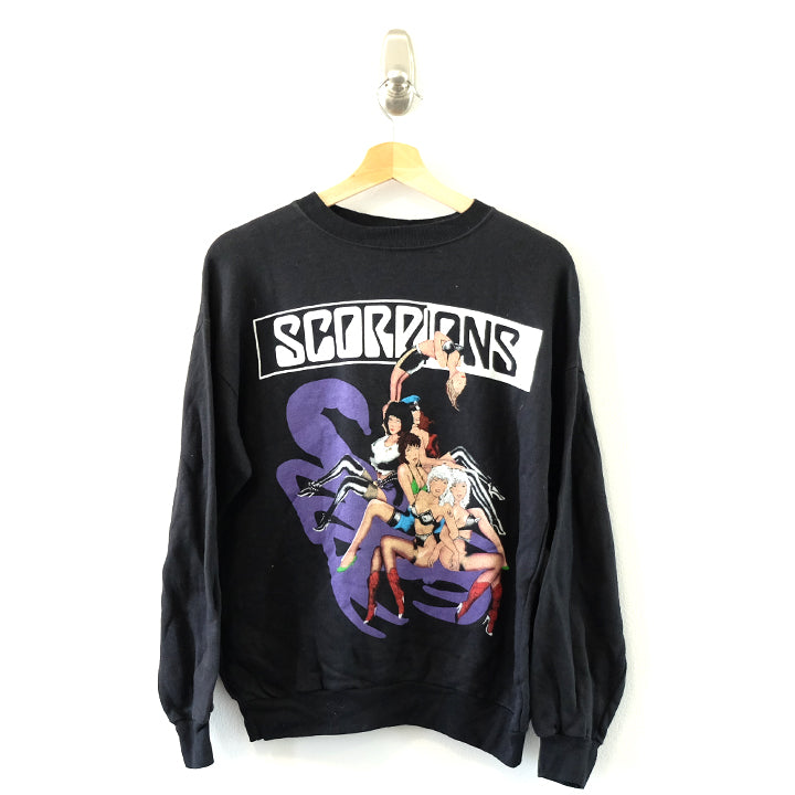 Vintage Scorpions Tease Me Please Me Crewneck - M