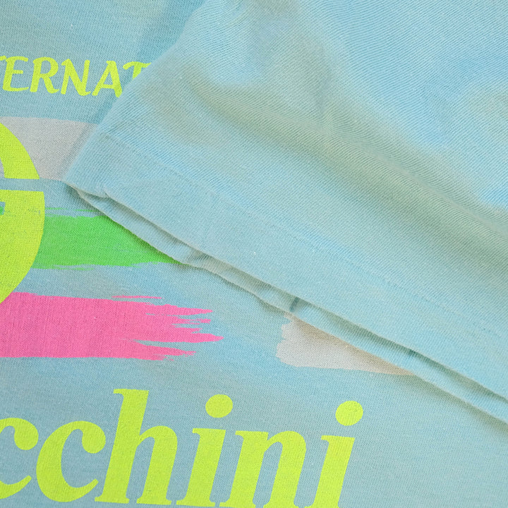 Vintage Sergio Tacchini Spell Out Single Stitch T-Shirt - L