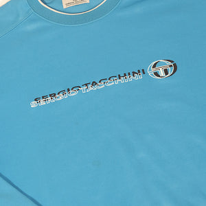 Vintage Sergio Tacchini Embroidered Spell Out Crewneck - M