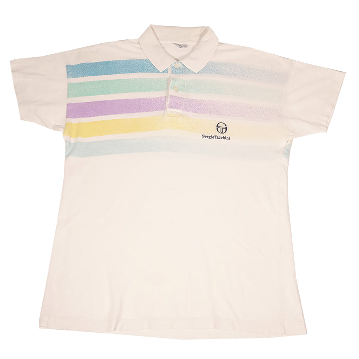Vintage Sergio Tacchini Embroidered Tennis Shirt - L/XL