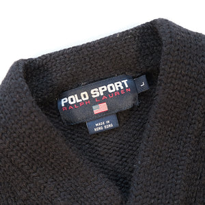 Vintage RARE Polo Sport Ralph Lauren RL Patch Heavy Weight Knit - L