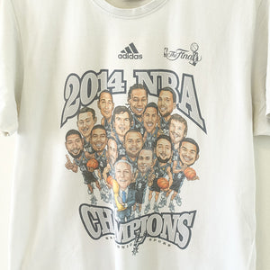 Vintage San Antonio Spurs 2014 Champions T-Shirt - L