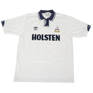 Vintage 1991 Umbro Tottenham Hotspur Home Jersey - L