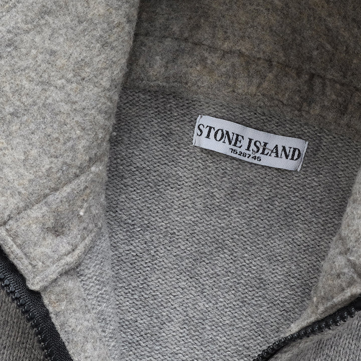 Vintage 2009 Stone Island Patch Full Zip Sweater - M/L