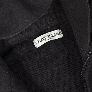 Vintage 2008 Stone Island Patch Full Zip Sweater Made In Italy - L
