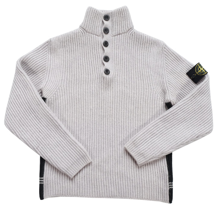 Vintage 2003 Stone Island Wool Knit Sweater - XS/S