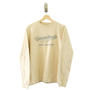 Vintage Timberland Embroidered Spell Out Crewneck - M