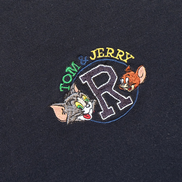 Vintage Tom & Jerry Embroidered T-Shirt - L