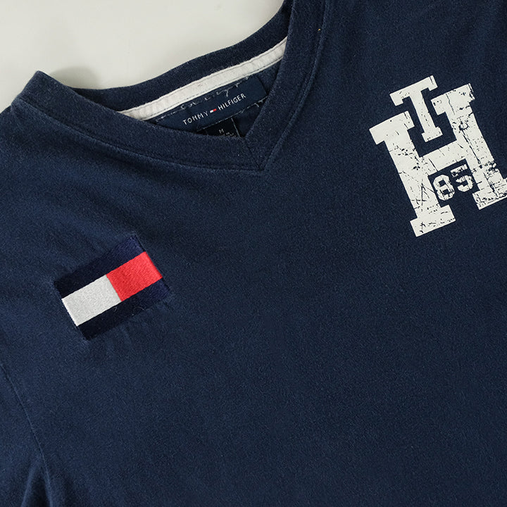 Tommy Hilfiger Embroidered Flag T-Shirt - S