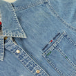 Load image into Gallery viewer, Vintage Tommy Hilfiger WOMENS Denim Short Sleeve Button Up - 8
