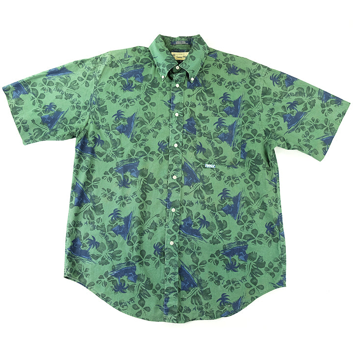 Tommy Hilfiger 90s Hawaiian Style Button Up - L
