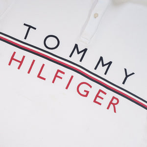 Vintage Tommy Hilfiger Embroidered Spell Out Shirt - XL
