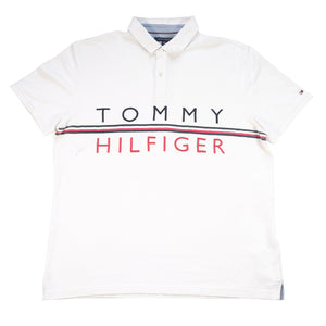Vintage Tommy Hilfiger Embroidered Spell Out Shirt - XL