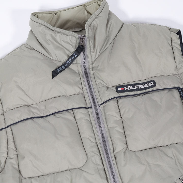 Vintage Tommy Hilfiger Logo Puffer Down Vest/Gilet - M