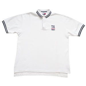 Vintage Tommy Hilfiger Athletics Heavy Weight Polo Shirt - XL
