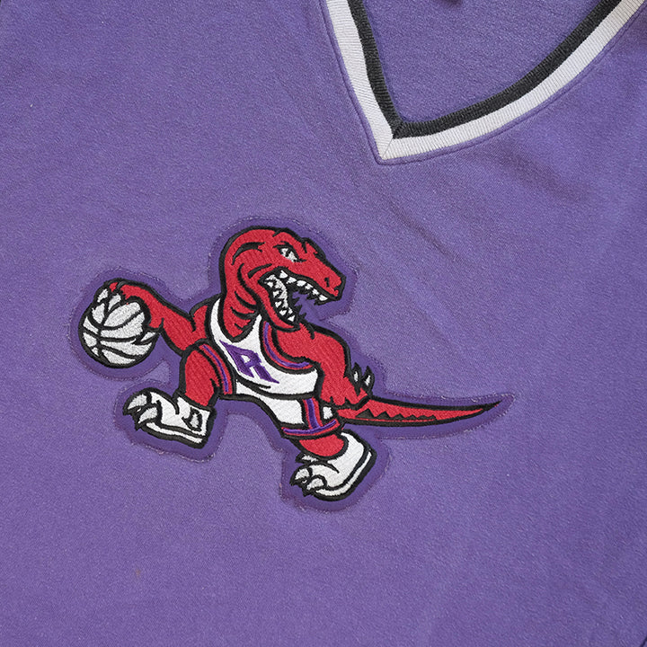 Vintage Toronto Raptors Big Logo Warm Up Top - M/L