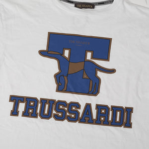 Vintage Trussardi Spell Out T-Shirt - M