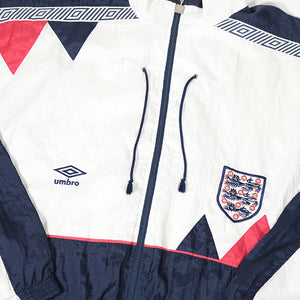 Vintage 1990-92 Umbro England Training Jacket - XL