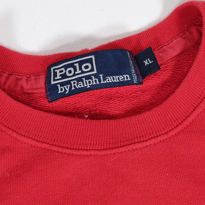 Vintage Polo Ralph Lauren USA Spell Out Crewneck - XL