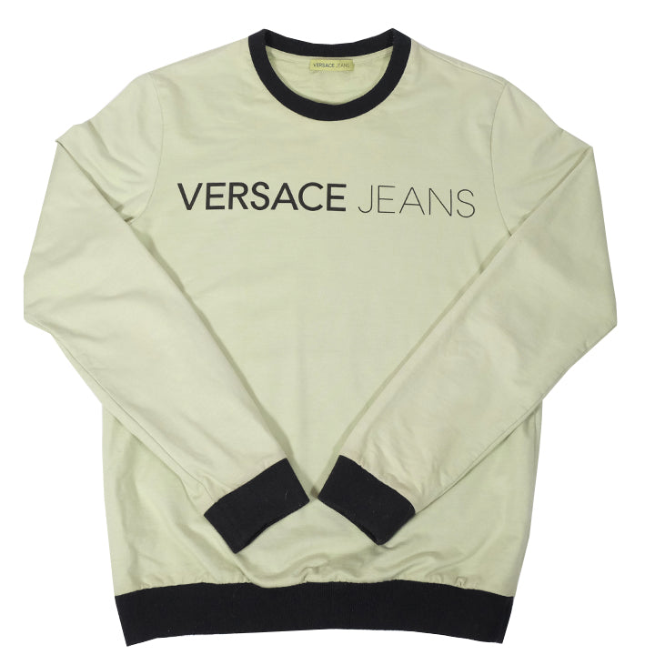 Vintage versace deals logo sweatshirt