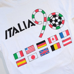 Vintage Italia 1990 World Cup Single Stitch T-Shirt - M
