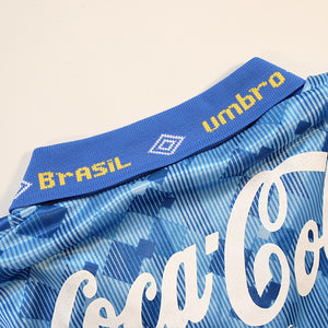 Vintage 1991 Brazil Coca-Cola Training Jersey - L/XL