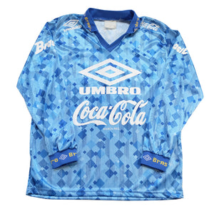Vintage 1991 Brazil Coca-Cola Training Jersey - L/XL