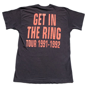 Vintage 1991-92 Guns N Roses Civil War Get In The Ring Tour T-Shirt - L