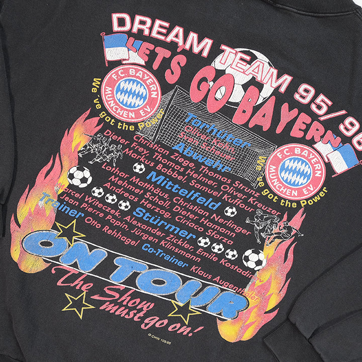 Vintage RARE 1995/96 Bayern Munich Dream Team Tour Crewneck - XL