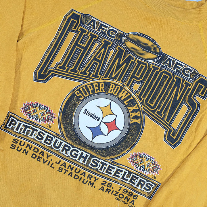 Vintage 1995 Pittsburgh Steelers Graphic Crewneck - M