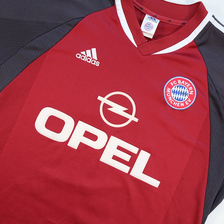Vintage 2001 Adidas Bayern Munchen Scholl Jersey - L