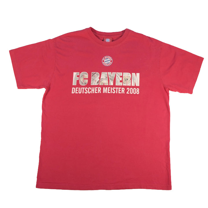 Vintage 2008 Adidas Bayern Munich T-Shirt - XL