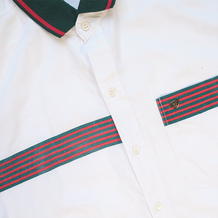 Vintage Rare 80s Gucci Short Sleeve Button Up Shirt - L