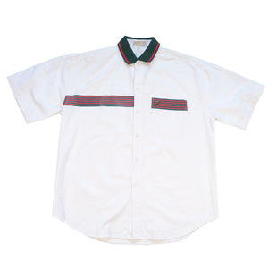 Vintage Rare 80s Gucci Short Sleeve Button Up Shirt - L