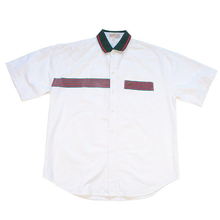 Vintage Rare 80s Gucci Short Sleeve Button Up Shirt - L