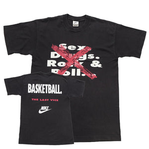 Vintage RARE Nike Basketball The Last Vice Single Stitch T-Shirt - L