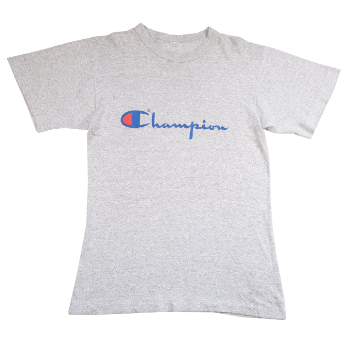 Vintage Champion Spell Out T-Shirt - M