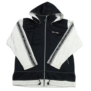 Champion tape sleeve zip hoodie discount