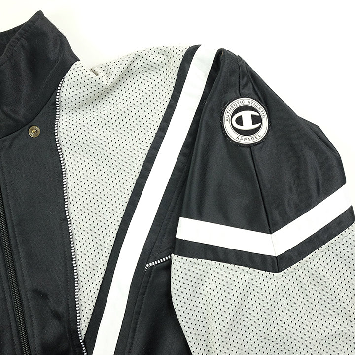 Vintage Champion Logo Track Jacket L