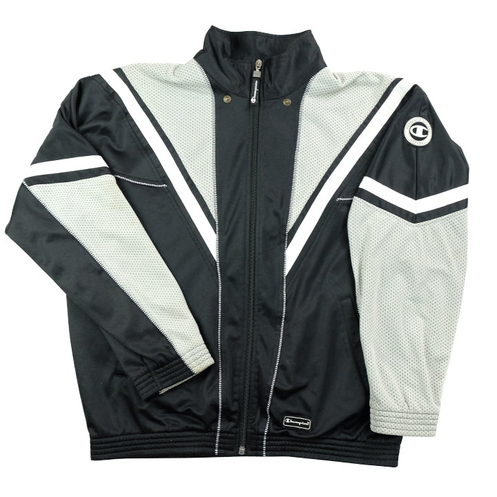 Vintage Champion Logo Track Jacket L