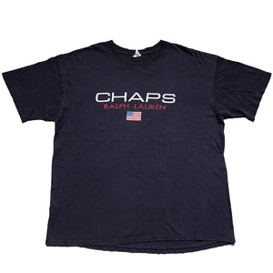 Vintage RARE Chaps Ralph Lauren Big Spell Out T-Shirt - XL