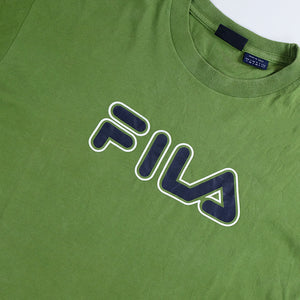 Vintage Fila Spell Out T-Shirt - M