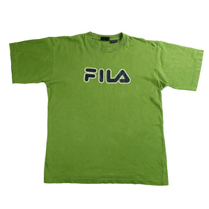 Vintage Fila Spell Out T-Shirt - M