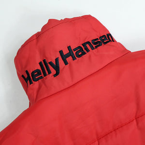 Vintage RARE Helly Hansen Reversible BIG Spell Out Puffer Down Jacket - XL